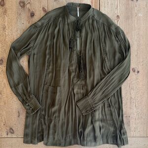 Free People Olive Green Tunic/Dress